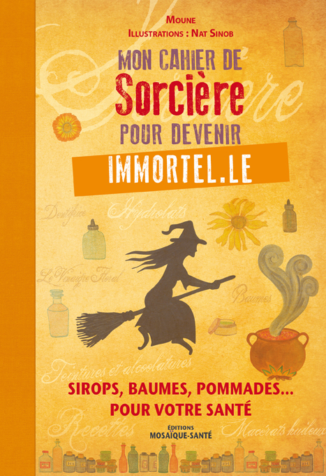 Mon cahier de sorcière pour devenir immortel.le Faires soi-même sirops, baumes, pommades... pour votre sansté